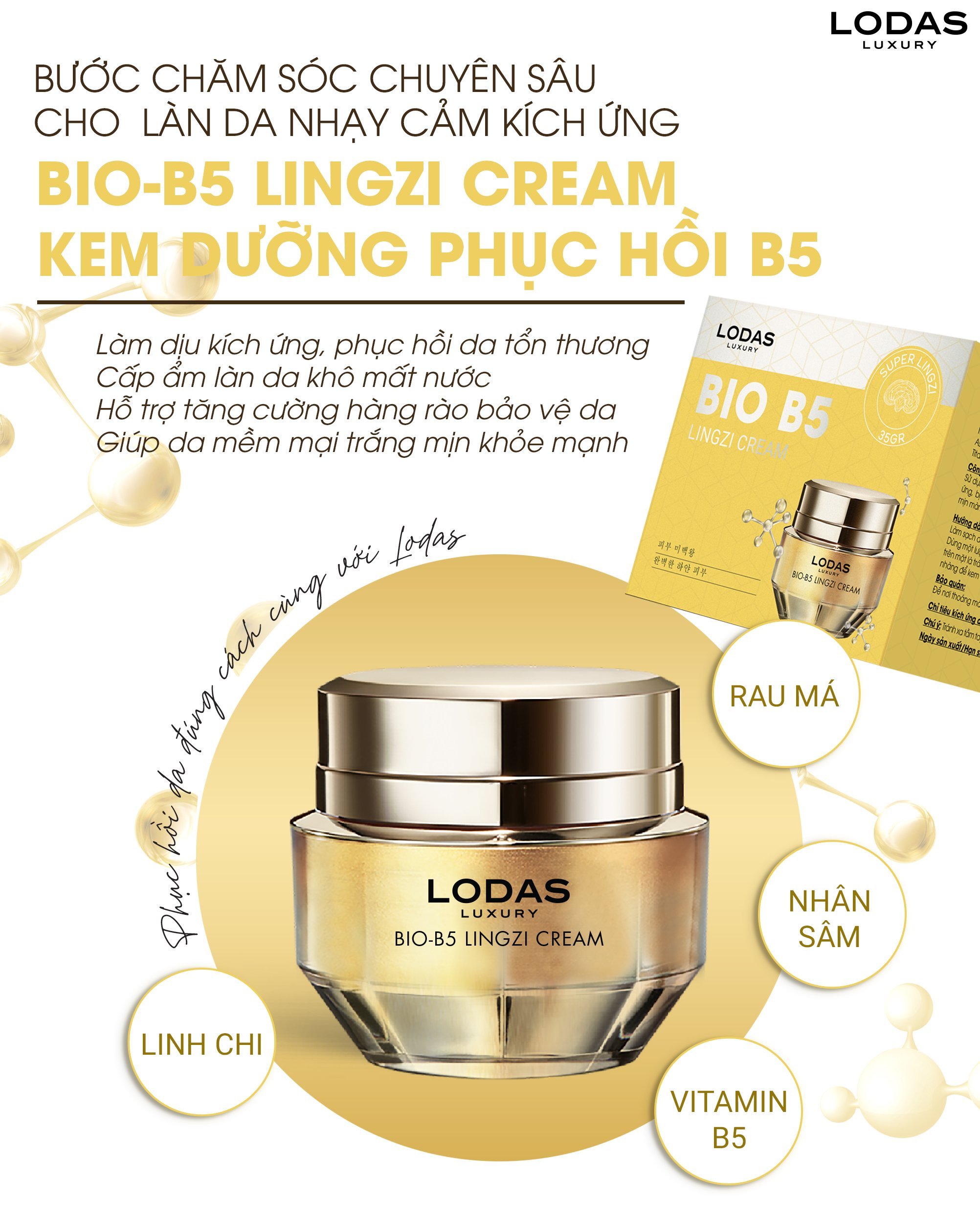 Bio B5 Lingzi Creamface phục hồi